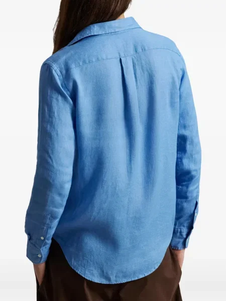 Vunena majica Polo Ralph Lauren s okruglim izrezom iznad koljena narančasta