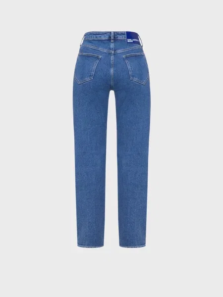 Прямі джинси Karl Lagerfeld Jeans бавовна/еластан синій