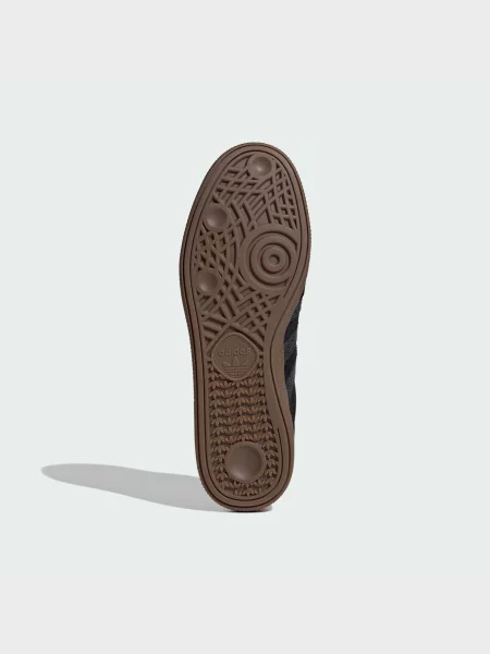 Кожаные кеды Adidas черные