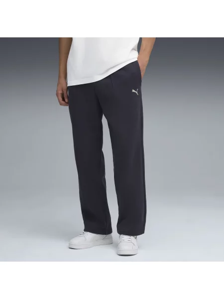 Spodnie dresowe PUMA Class o luźnym kroju z zaszewkami Odzież S niebieski