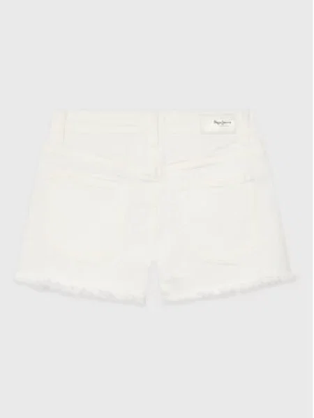 Pepe Jeans Džinsiniai šortai Patty Short balta