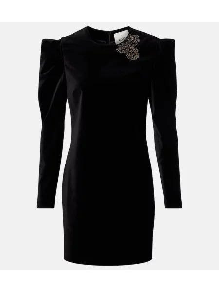 Rochie Isabel Marant de catifea negru