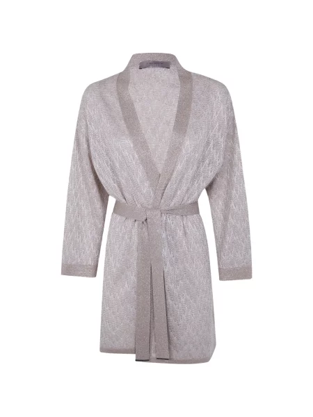Cu centură cardigan D.exterior tricotate