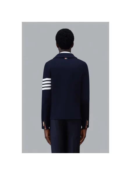 Garnitur Thom Browne wełniany niebieski