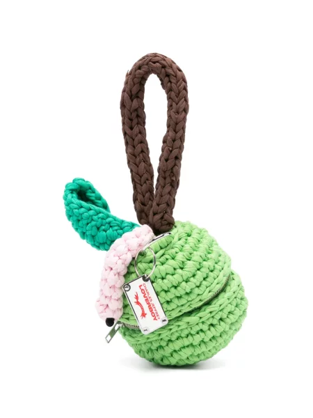 Чанта тип портмоне Charles Jeffrey Loverboy с автограф зелено