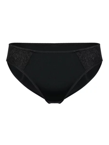 Кружевные трусики слипы чорні