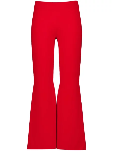 Pantaloni Stella Mccartney tricotate roșu