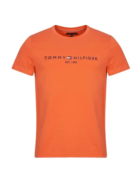 Majica Tommy Hilfiger oranžna