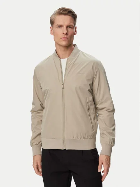 Calvin Klein Μπόμπερ μπουφάν μπεζ