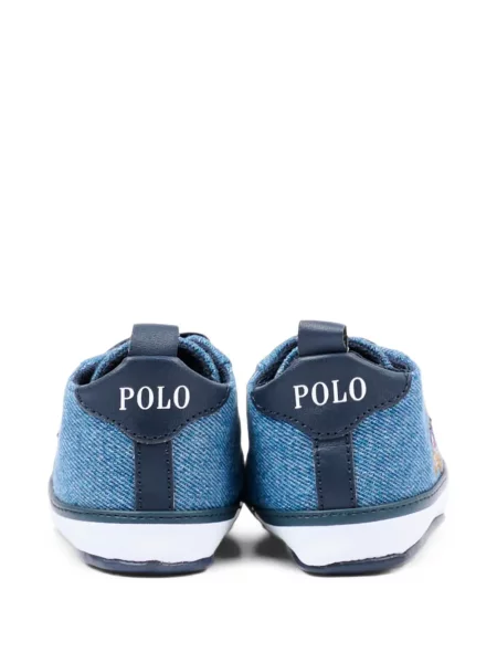 Sneakersy dziecięce Polo Ralph Lauren niebieskie
