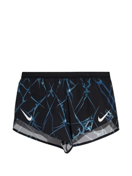 Sală de gimnastică pantaloni scurți Nike cu cordon din jerseu negru