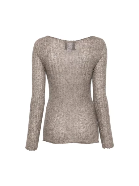 Sweter Vanisé wełniany beżowy