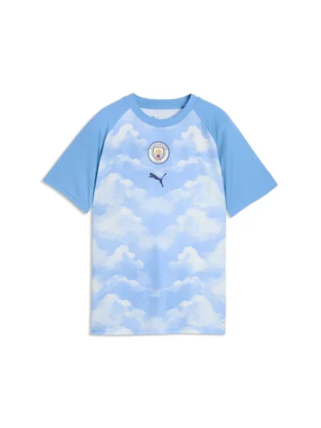 PUMA Młodzieżowa koszulka rozgrzewkowa Manchester City Akcesoria niebieski
