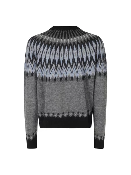 Sweter Roberto Collina wełniany szary
