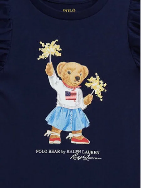 Polo marškinėliai Polo Ralph Lauren mėlyna