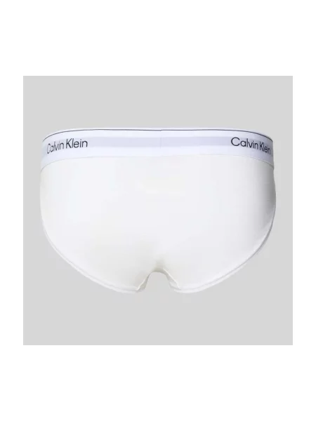 Klasické nohavičky Calvin Klein Jeans biela