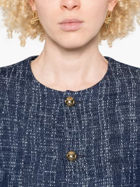 Geacă Frame din tweed albastru