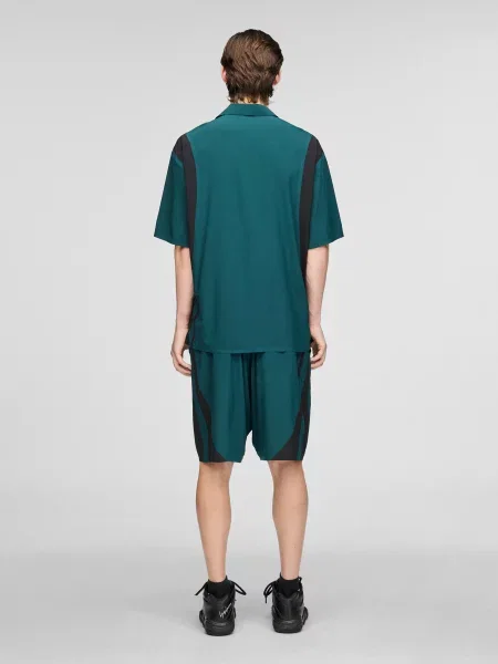 Повседневная рубашка Adidas зеленая