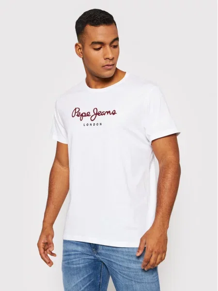 Pepe Jeans T-Shirt Eggo biały