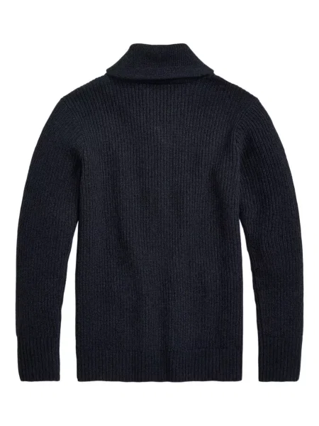 Apykaklė kardiganas Ralph Lauren Rrl mėlyna