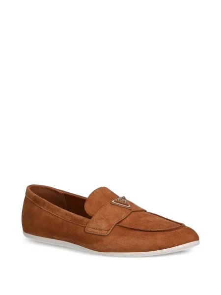 Pantofi loafer Guess cu cataramă maro