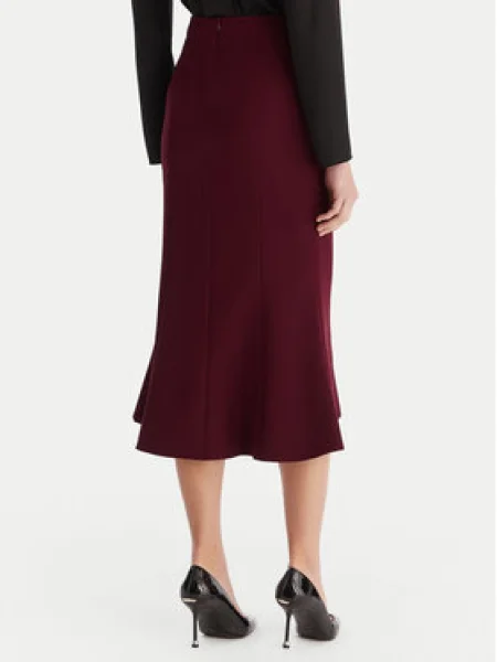 ACCESS FASHION Midi szoknya Bordó
