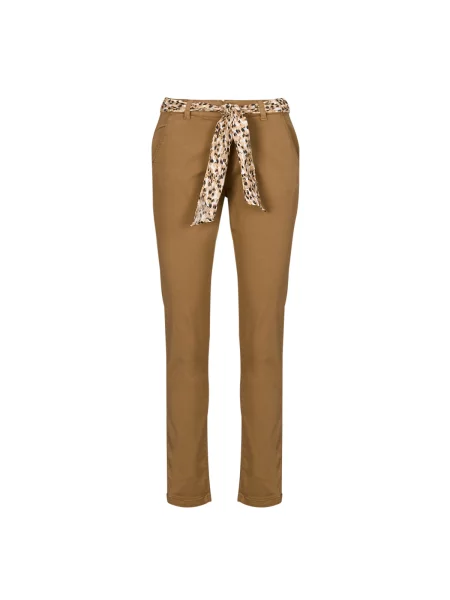 Hlače chino Le Temps Des Cerises bež