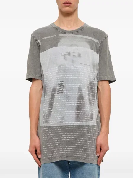 Tricou 11 By Boris Bidjan Saberi cu imagine gri