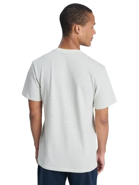 Koszulka z krótkim rękawem dla Mężczyzn LOPAZ STRIPED POCKET biały