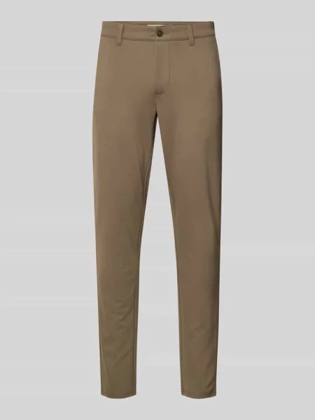Chinosy o kroju slim fit z mieszanki model ‘MARK’ Only & Sons