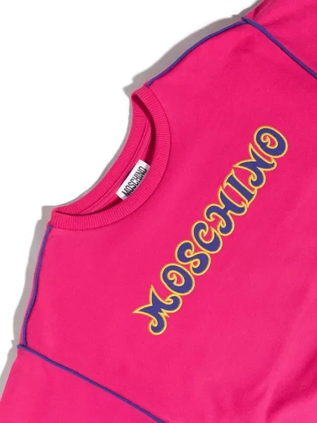 Sukienka dziecięca Moschino różowa