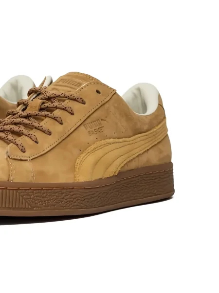 Sneakersy dziecięce Puma brązowe