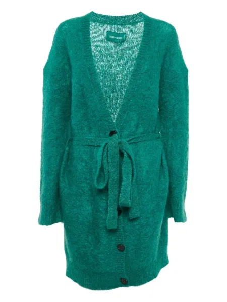 Cardigan Zadig&voltaire de mohair lung verde