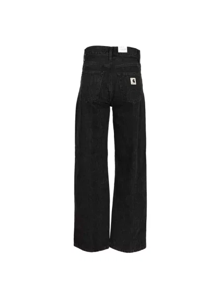 Jeansy Carhartt Wip w wężowy wzór czarne