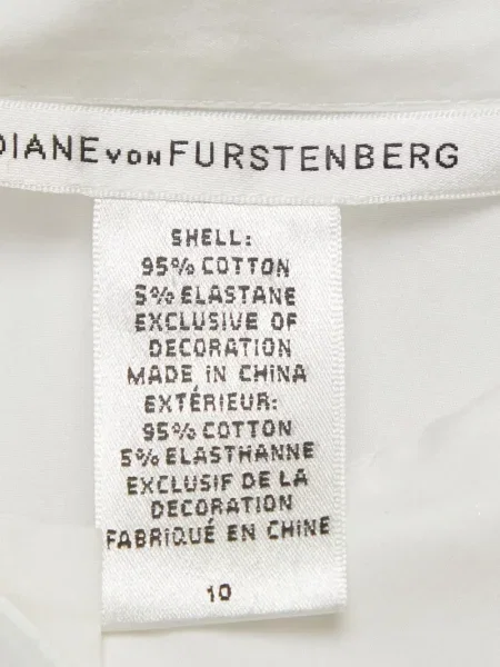 Bluză Dvf Diane Von Furstenberg alb