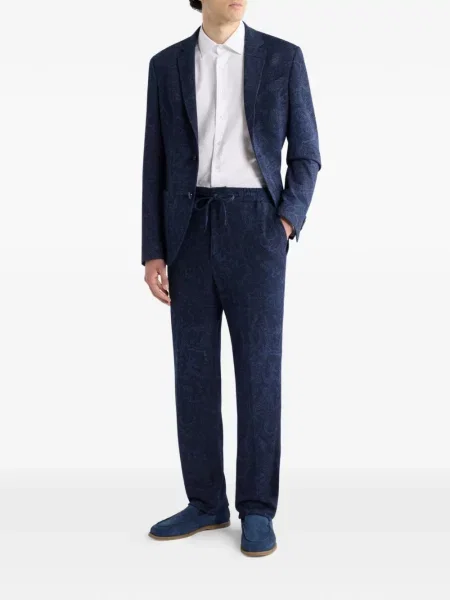 Cămașă Etro cu broderie din jacard alb