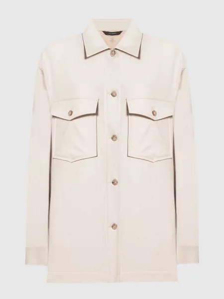 Сорочка з вовни Colombo бежева