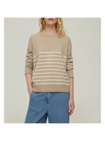 Sweter Pennyblack wełniany beżowy