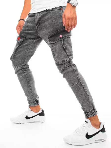 Pantaloni cargo Dstreet gri