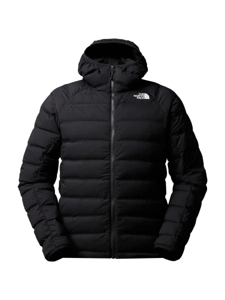 Pánska páperová bunda The North Face Abseil Stretch Down Hoodie black čierna