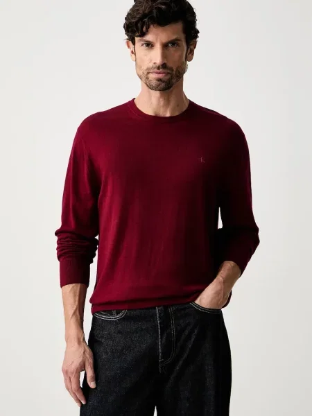Calvin Klein Pulover închis roșu