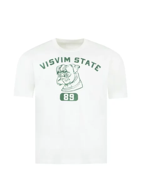 Tricou Visvim cu imagine alb