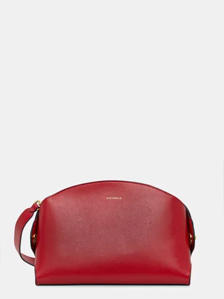 Coccinelle Usnjena torbica TYLDE rdeča