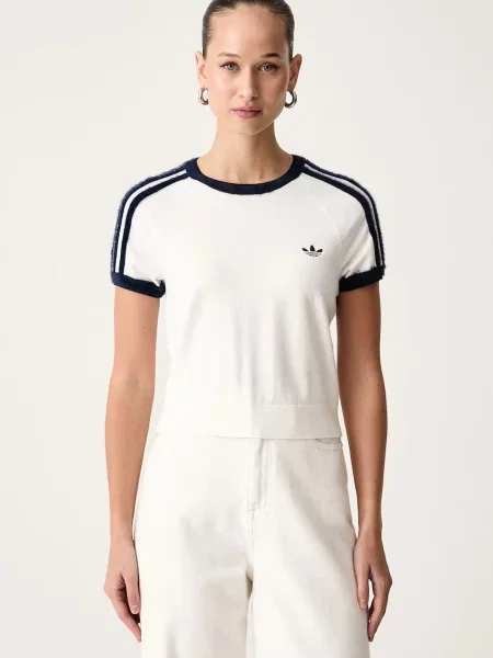Adidas Originals T-shirt z wiskozą biała