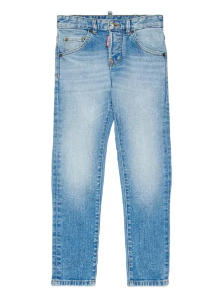 Jeansy dziecięce Dsquared2 niebieskie