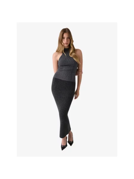 Spódnica maxi Guess szara