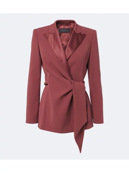 Sacou Max Mara din satin plic roz