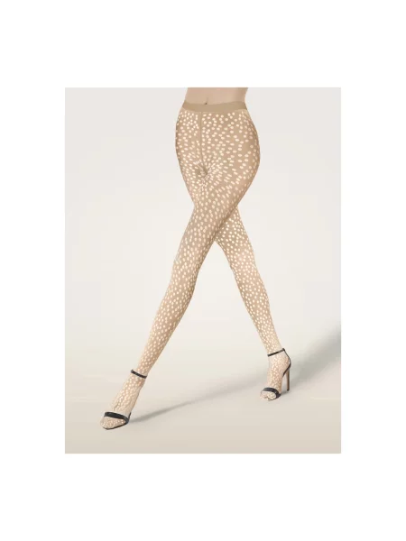 Rajstopy Wolford w grochy