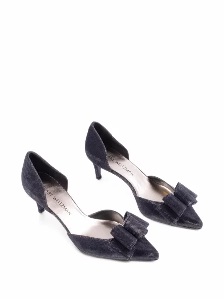 Pantofi cu toc Stuart Weitzman cu funde negru
