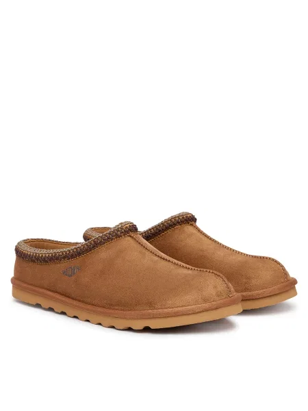 Papuci de casă Skechers Renten Ulrich maro